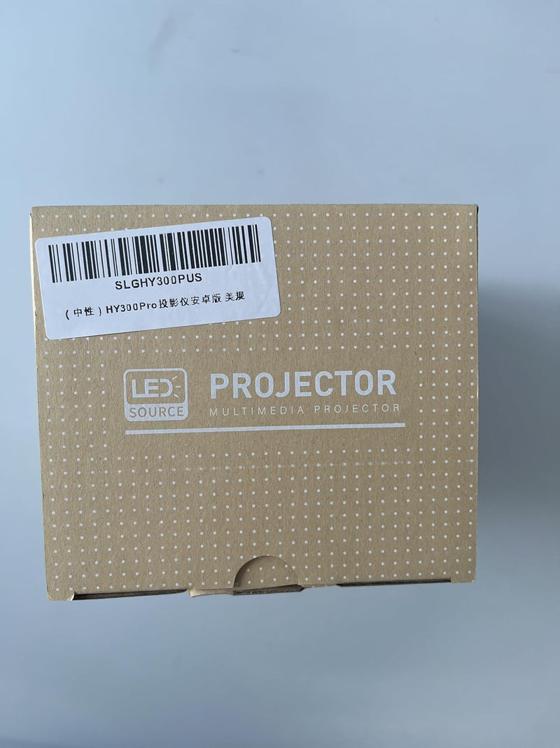 Salange HY300 Mini Projetor Portatil, 5G WiFi 6 Bluetooth 5.0, Smart Projetor Android 11, 8500 Lumens Proyetor LED 4K 1080P Full HD Suporte (EU Plug)